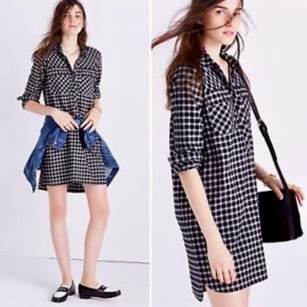 Madewell flannel dress
